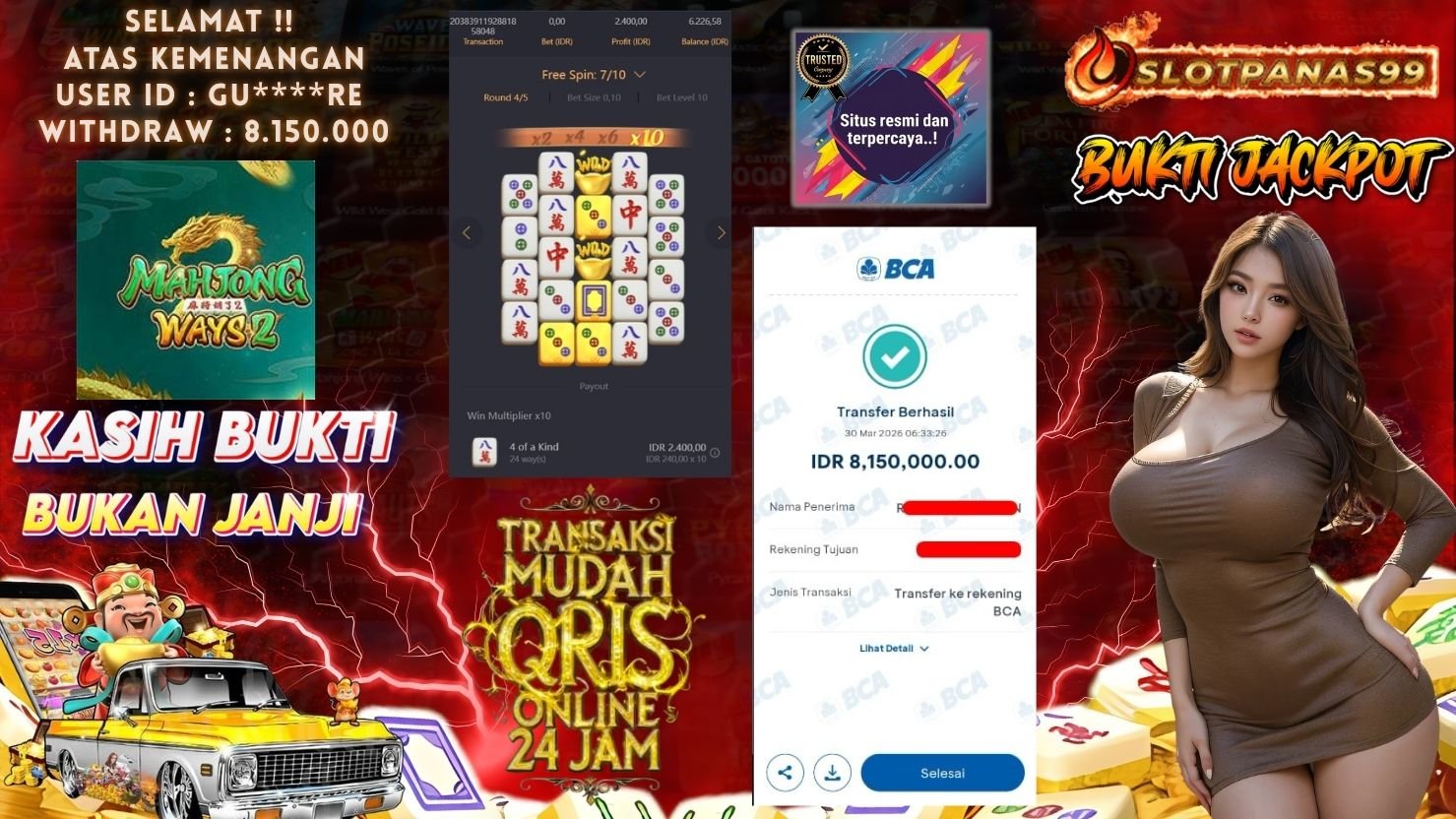 SLOTPANAS99 JACKPOT SLOT MAHJONG WAYS 2